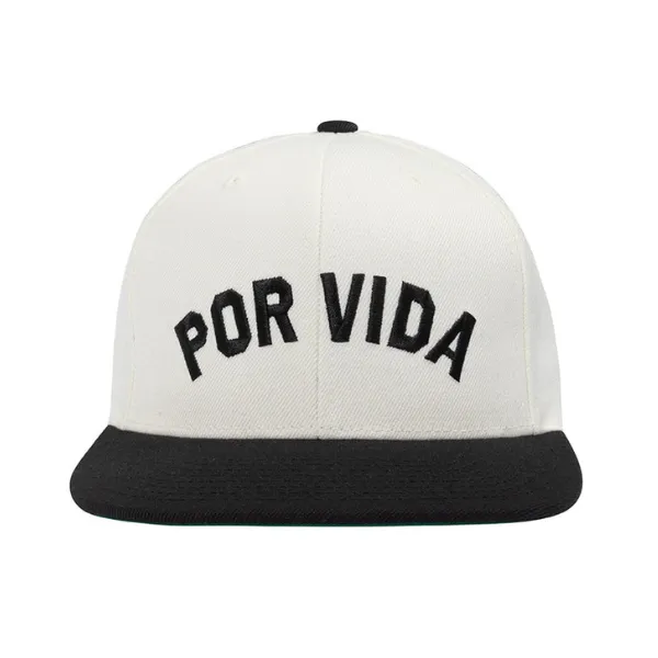 The Hundreds Por Vida Snapback - White