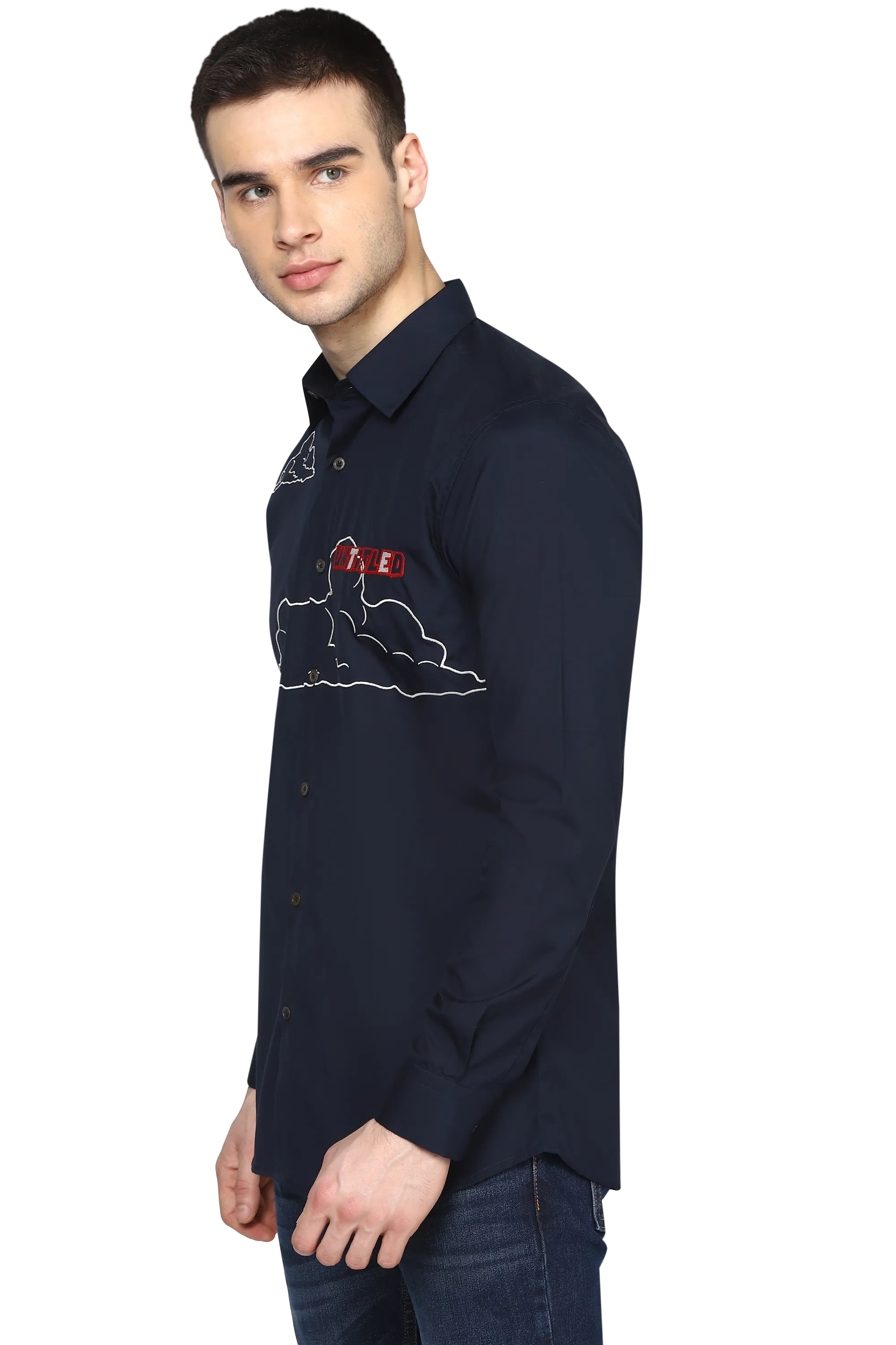 The Untitled Shirt in Navy