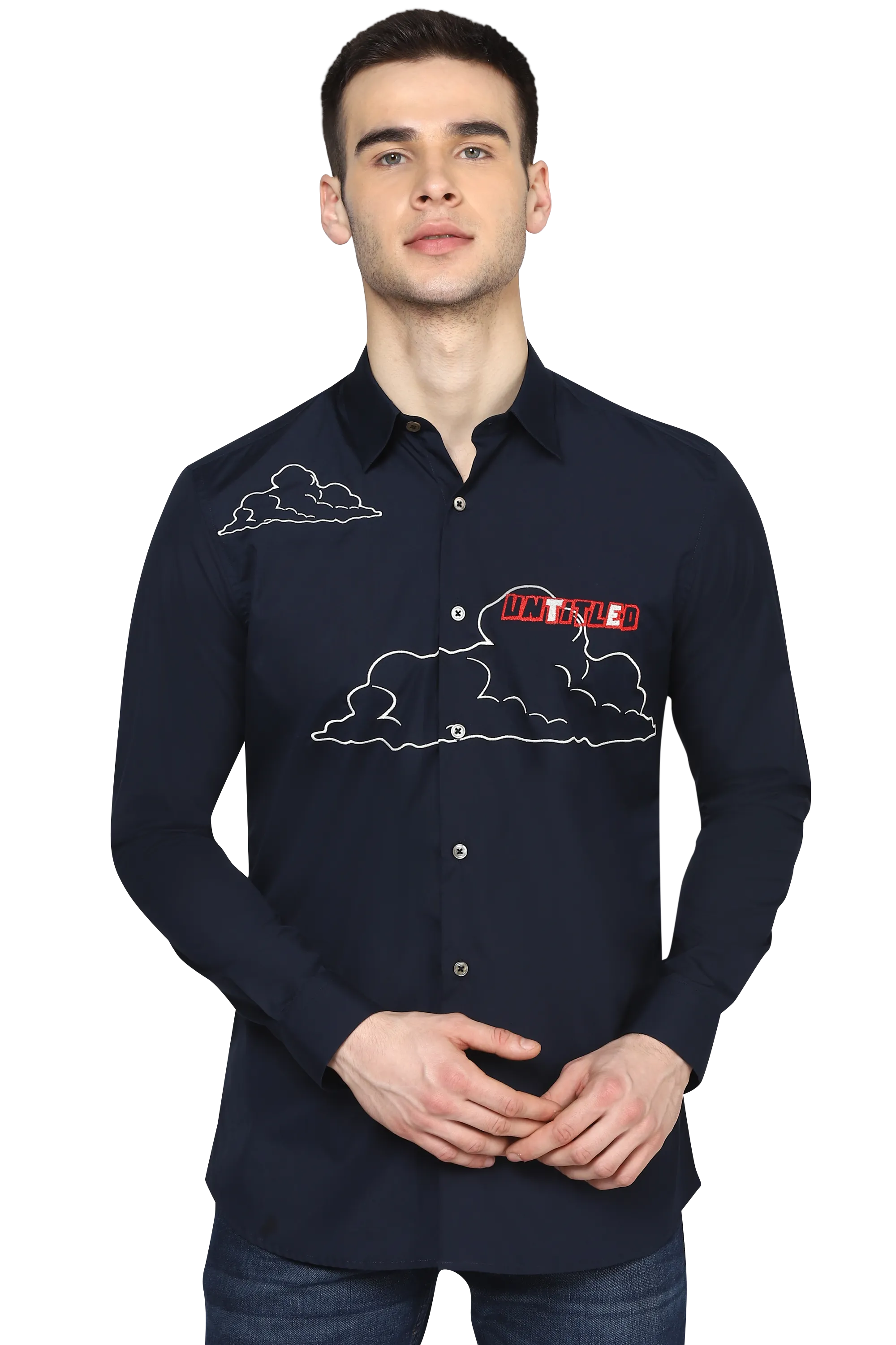 The Untitled Shirt in Navy