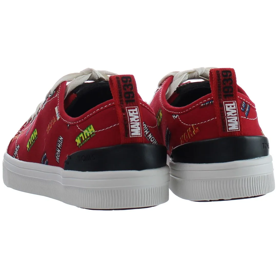 Toms x Marvel Trvl Lite Low Womens Red Trainers