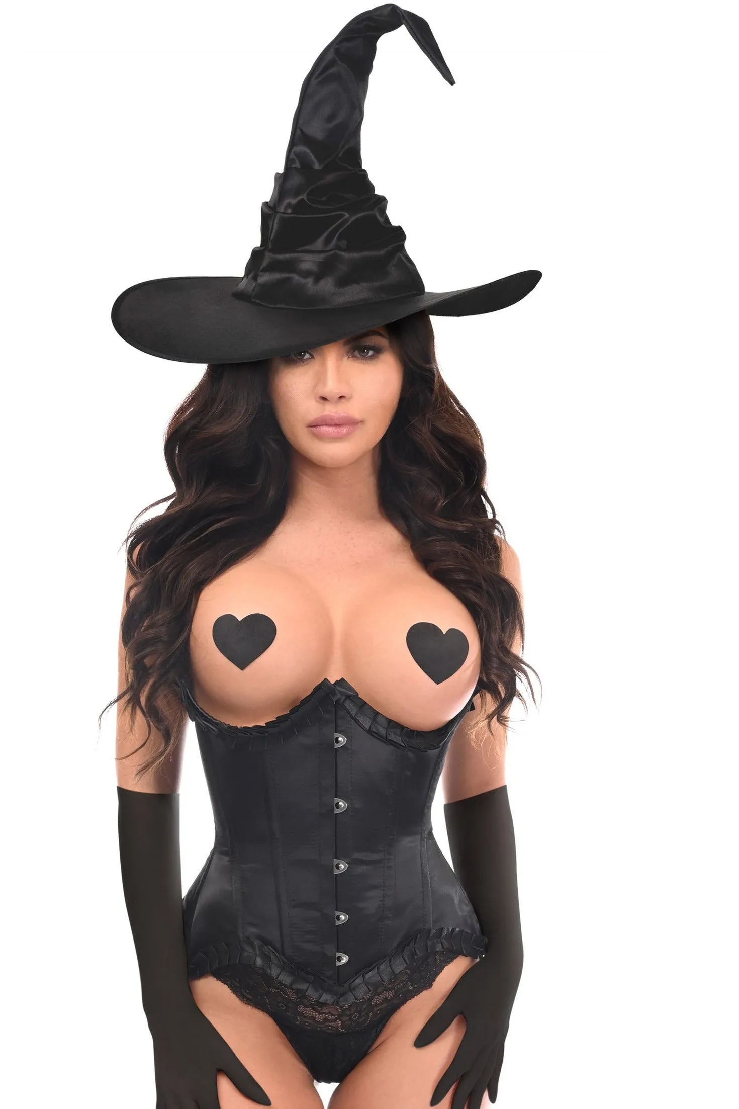 Top Drawer 3 PC Pin-Up Witch Corset Costume