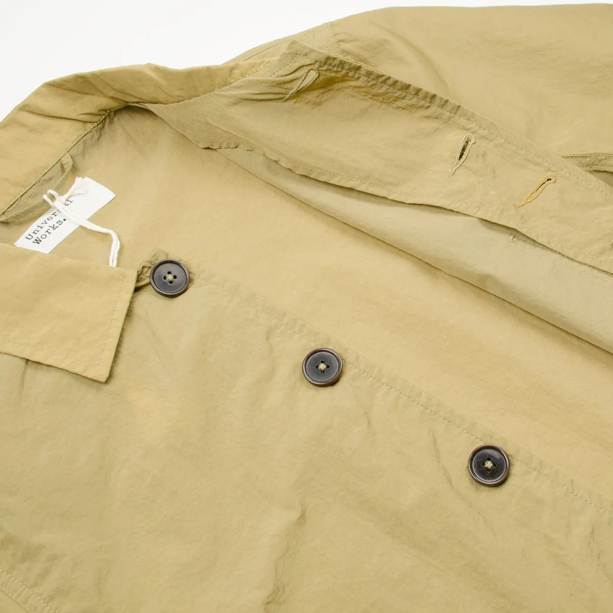 Universal Works - Bakers Chore Jacket Recycled Nylon Tech - Sand