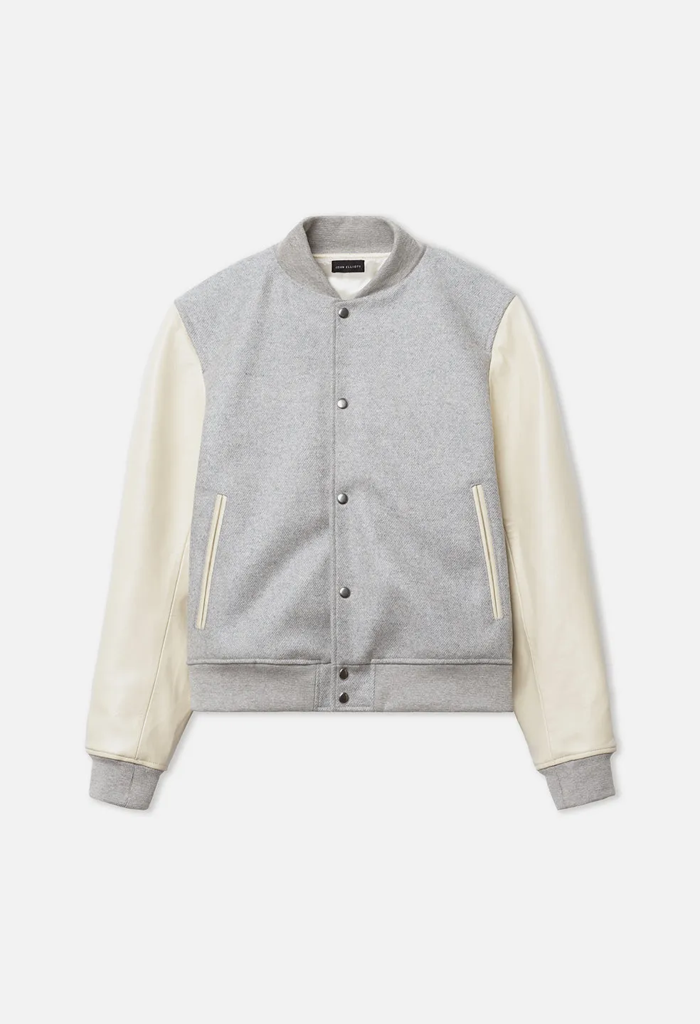 Varsity Jacket / Grey X Ivory