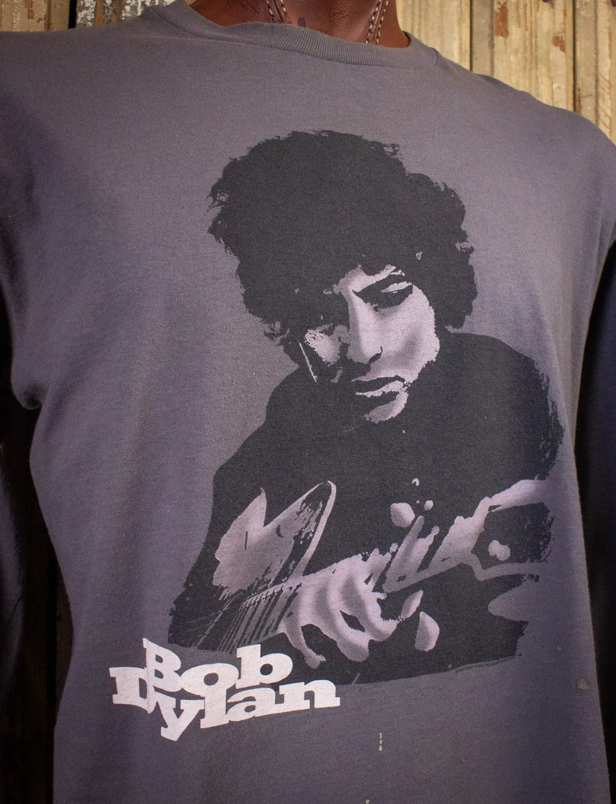 Vintage Bob Dylan Long Sleeve Concert T Shirt 1997 Gray XL