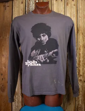 Vintage Bob Dylan Long Sleeve Concert T Shirt 1997 Gray XL