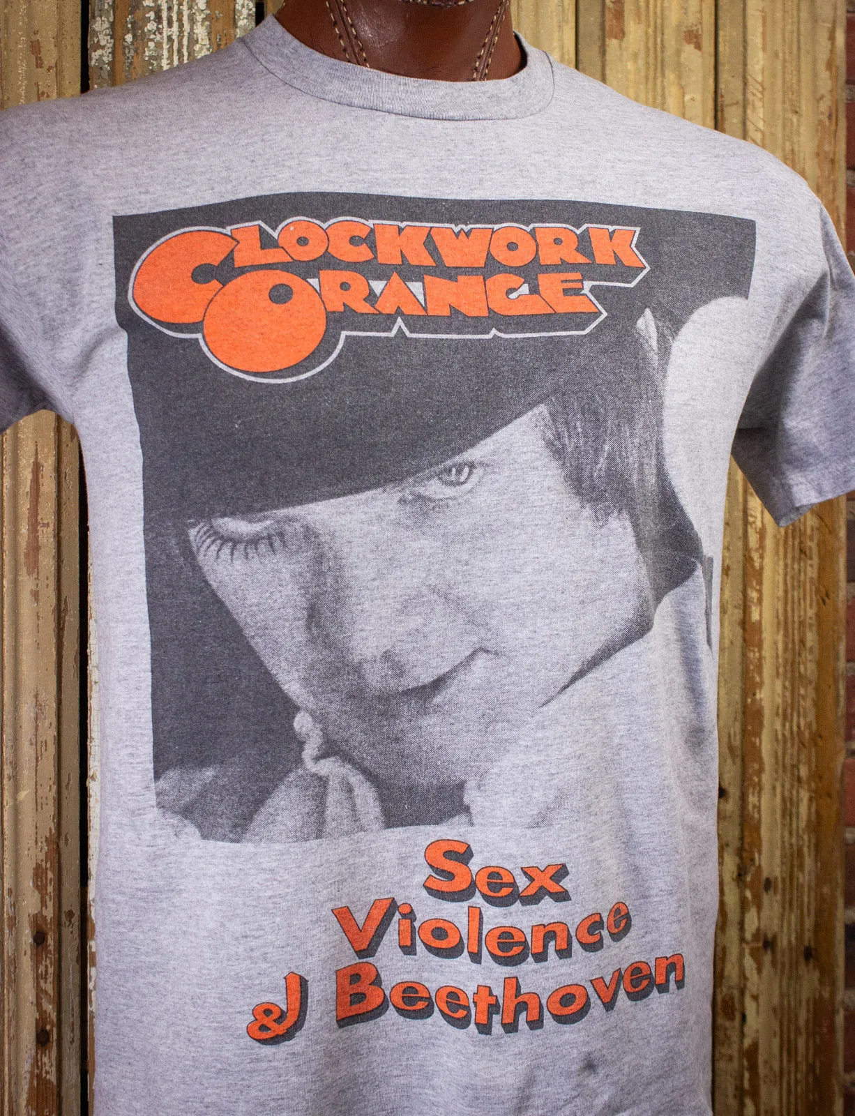 Vintage Clockwork Orange Movie Graphic Tee Medium