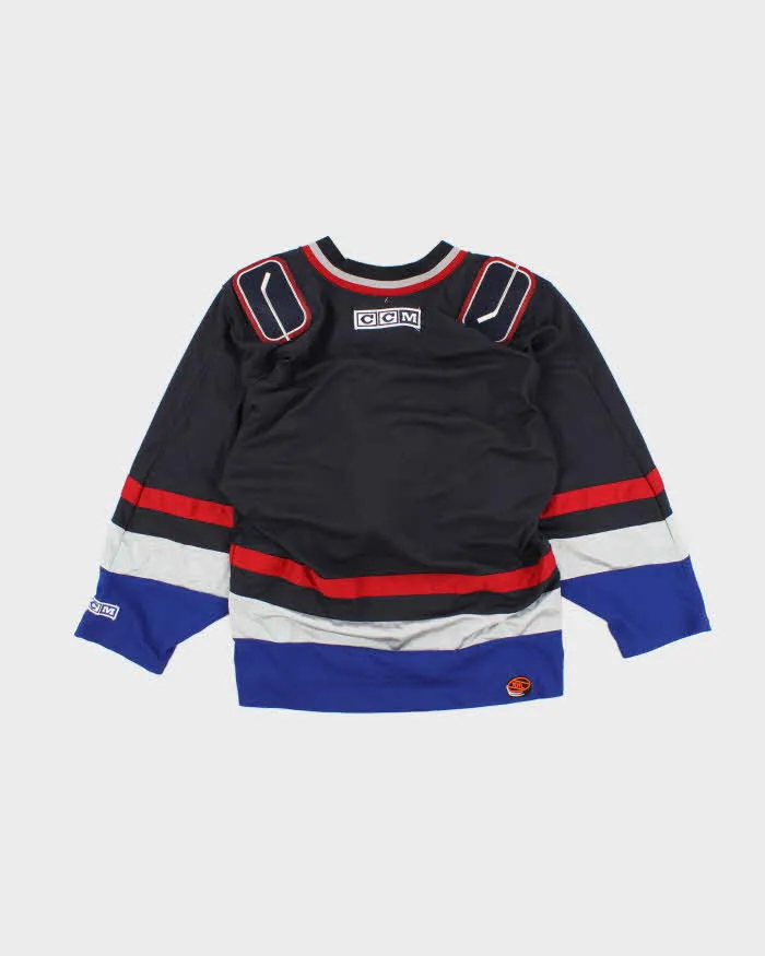 Vintage NHL x Canucks Men's Navy Jersey - M