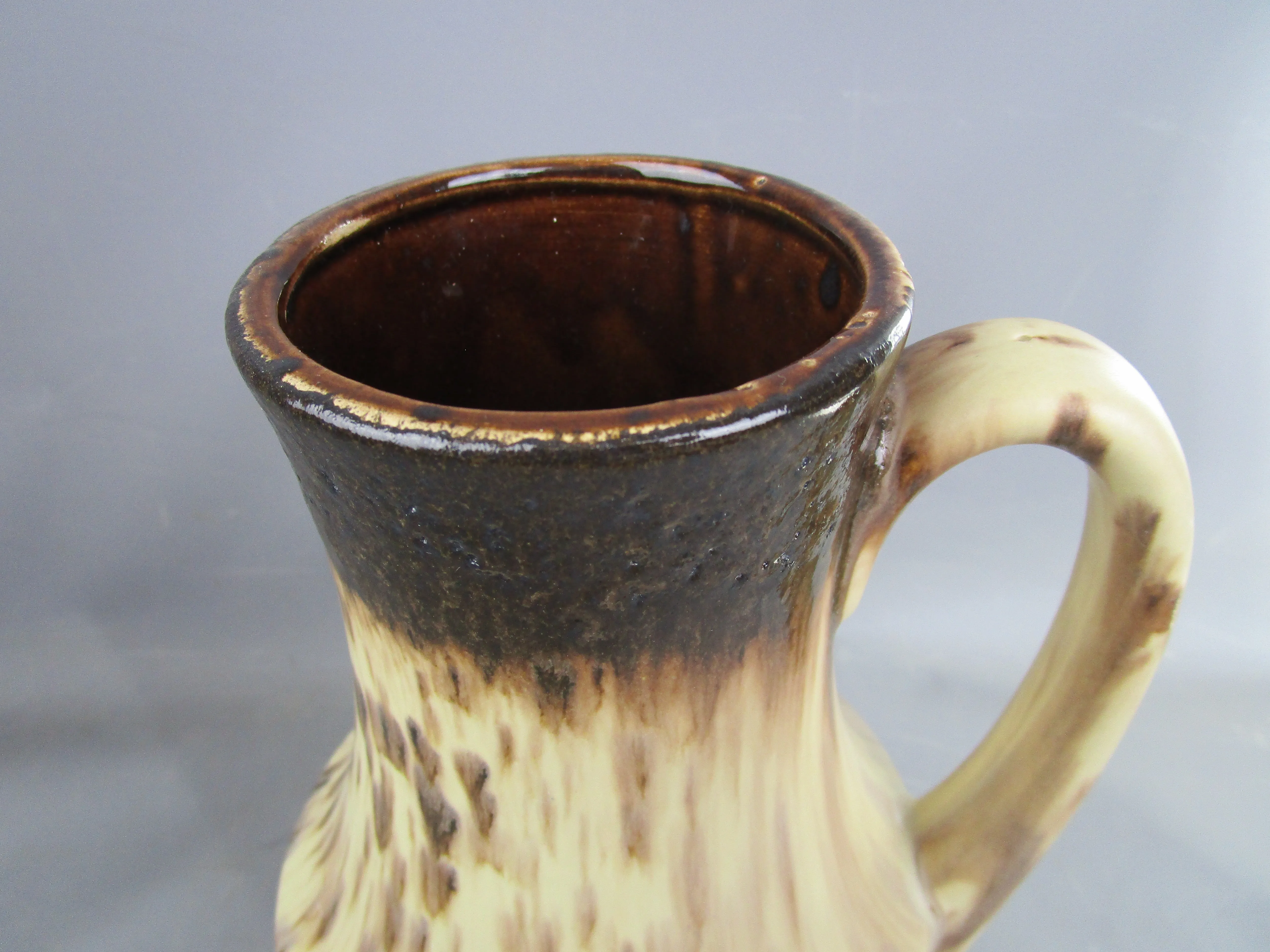 West German Pottery Jug Mid Century Vintage c1950