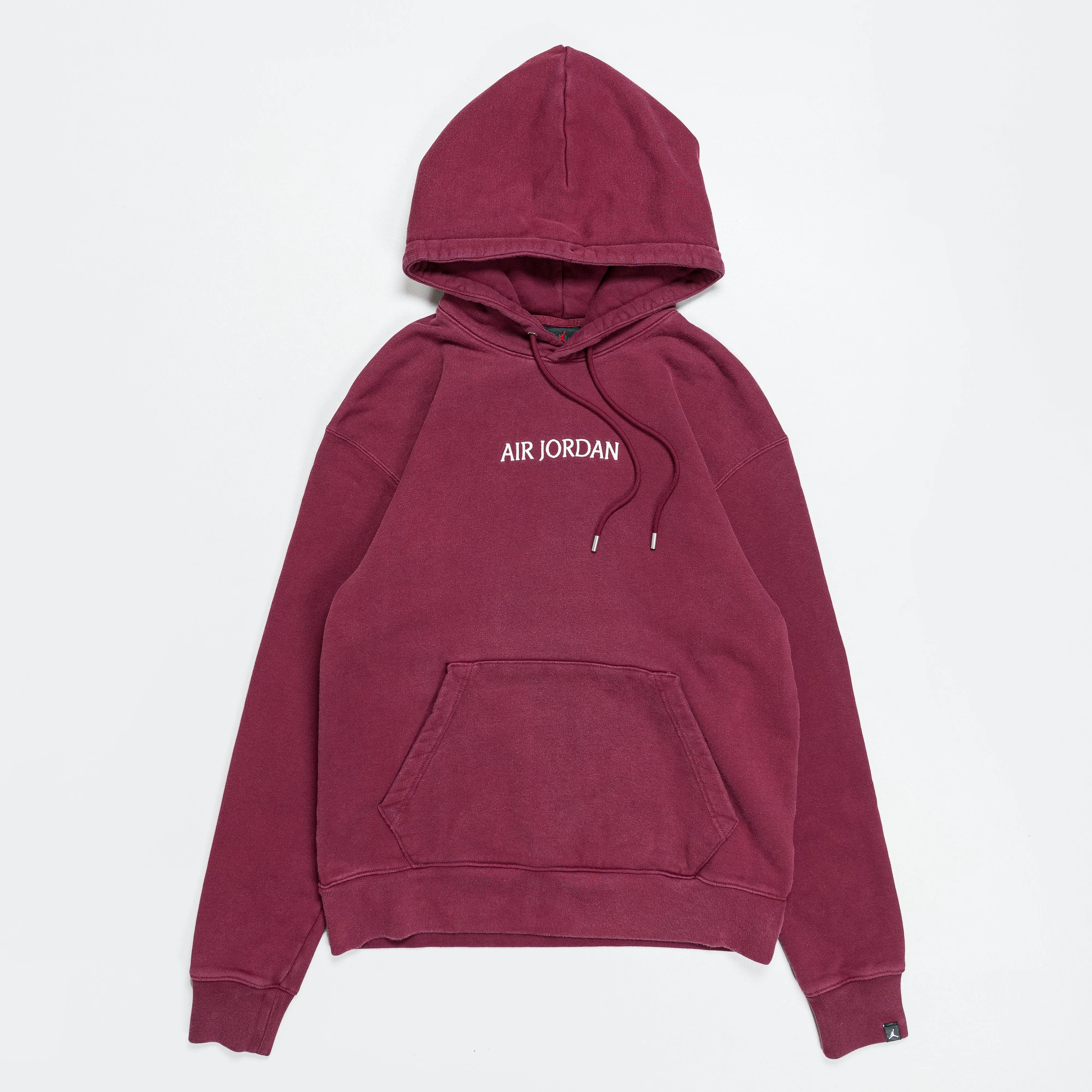 Wordmark Fleece Hoodie - Cherrywood Red/Sail